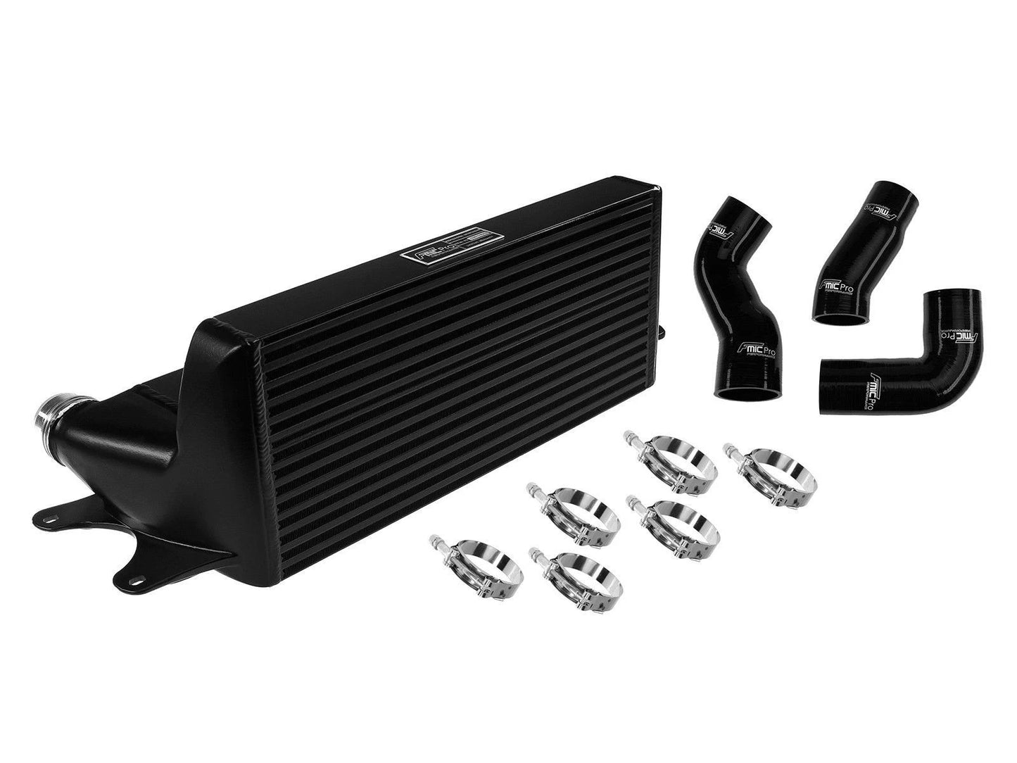 intercooler maggiorato FMIC BMW E60 E61 E63 E64 525D 530D 535D 635 con tubazione