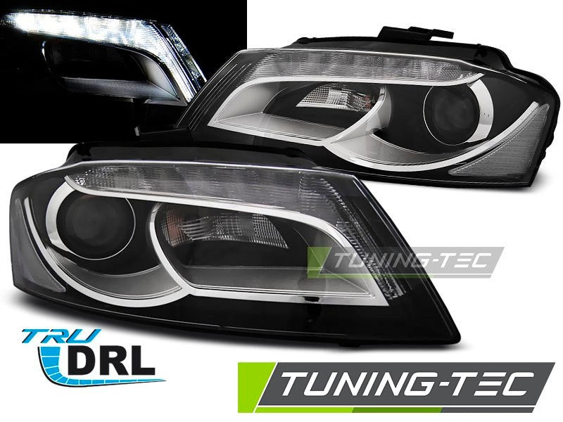 Coppia Fari Anteriori Audi A3 8P 08 - 12 led Dayline DRL