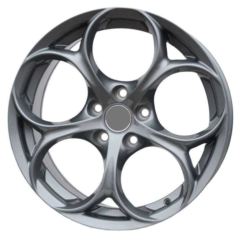 4 CERCHI IN LEGA 18 ALFA ROMEO GIULIETTA 159 GIULIA STELVIO 8J ET33 5x110