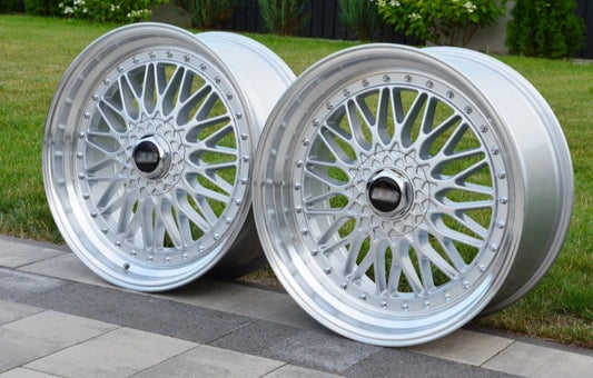 4 CERCHI IN LEGA STYLE BBS RS 18 5X120 BMW E36 E46 E90 E91 E92 8J 9.5J ET35