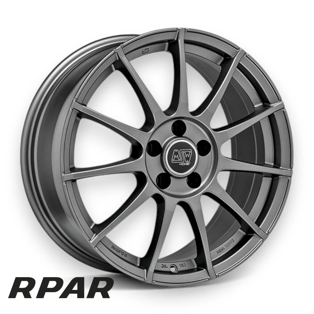 4 CERCHI IN LEGA MSW BY OZ 4X98 17 500 595 695 ABARTH 7J ET35 STYLE EsseEsse