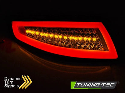 COPPIA FARI POSTERIORI A LED PORSCHE 911 997 04-09 SMOKE FRECCE DINAMICHE