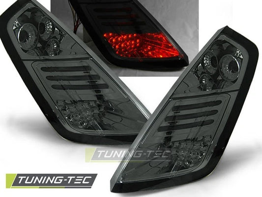 Coppia Set fari fanali posteriori TUNING Grande PUNTO 2005-2009 LED Grigio Fumé