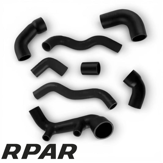 KIT COMPLETO ACQUA ARIA TURBO TUBI SILICONE RINFORZATI FIAT UNO TURBO 1.3 MK1
