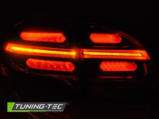 COPPIA FARI FANALI POSTERIORI PORSCHE CAYENNE 10-15 ROSSO LED SEQUENZIALE
