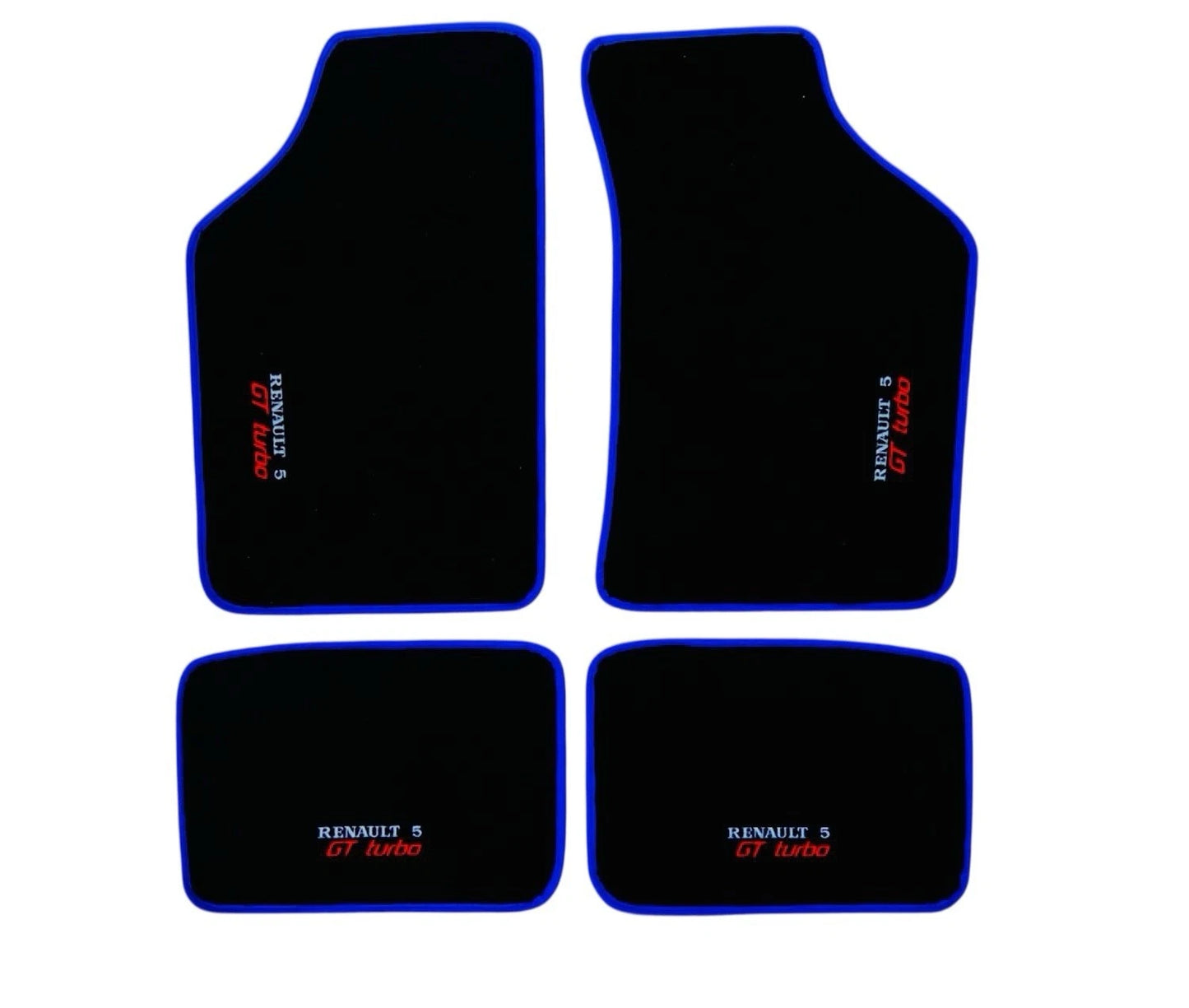 tappeti tappetini auto Renault 5 Gt Turbo Qualsiasi Colore Realizzabile