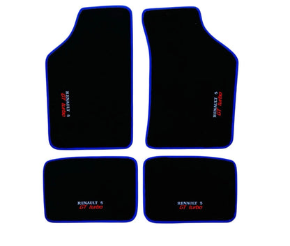 tappeti tappetini auto Renault 5 Gt Turbo Qualsiasi Colore Realizzabile