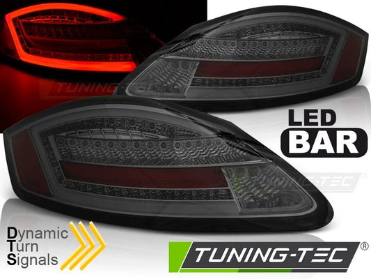 Coppia Fari Posteriori a Led Porsche BOXSTER 987 05-08 frecce dinamiche dark