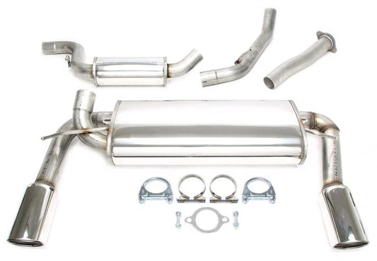 Sistema di scarico TA Technix Duplex acciaio inox 1x100mm per Ford Focus ST