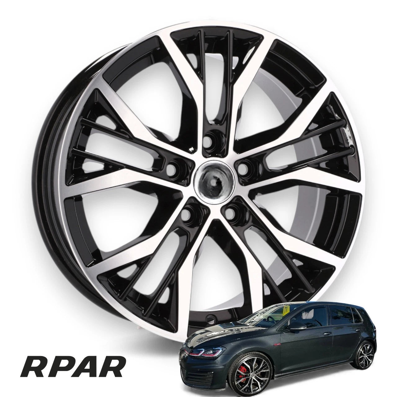 4 CERCHI 19 STYLE SANTIAGO 5X112 VW Golf 5 6 7 GTI Variant Jetta 8J ET45