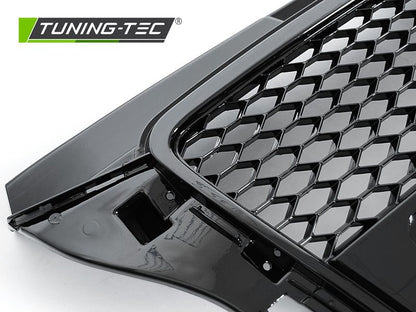 GRIGLIA ANTERIORE NERO LUCIDO STYLE S3 RS3 A NIDO D'APE PER AUDI A3 8P 2008-2012