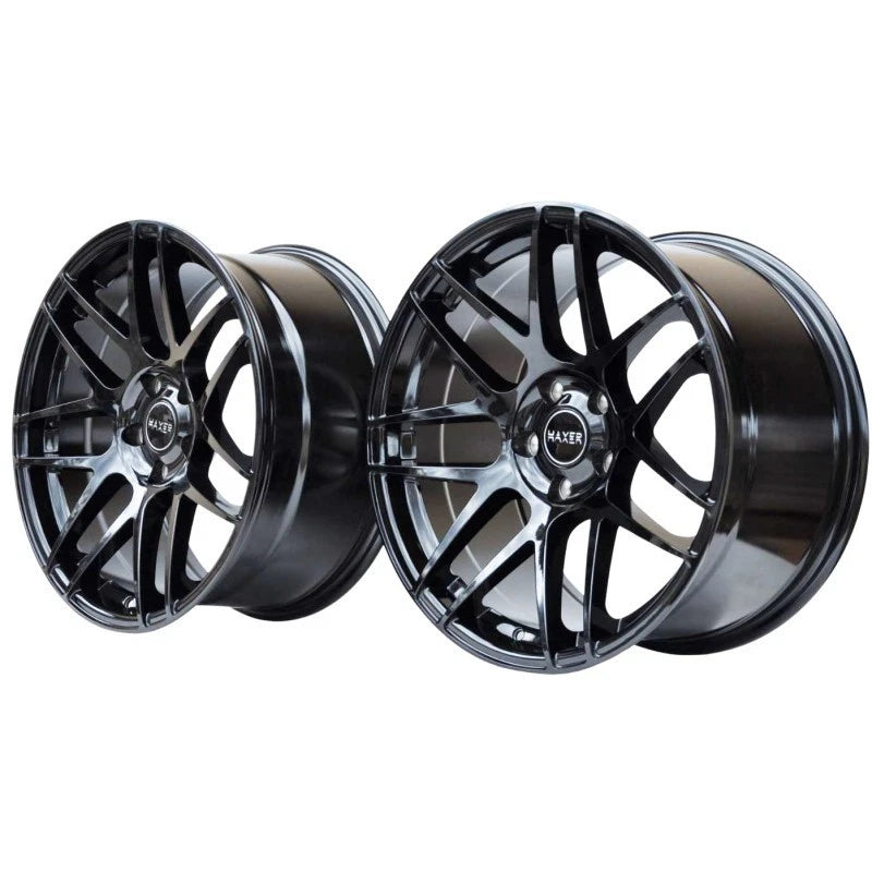4 cerchi in lega BMW HAXER HX020 19 5x120 9ET30 10ET30 NERO GRIGIO bmw e90 e92 f