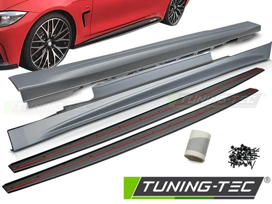 COPPIA MINIGONNE LATERALI + LAME PERFORMANCE BMW F32 F33 2013 2020