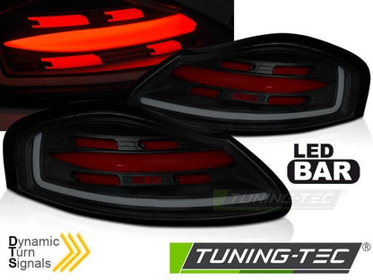 FARI FANALI POSTERIORI A BARRA LED SMOKE SEQ per PORSCHE BOXSTER 986 96-04
