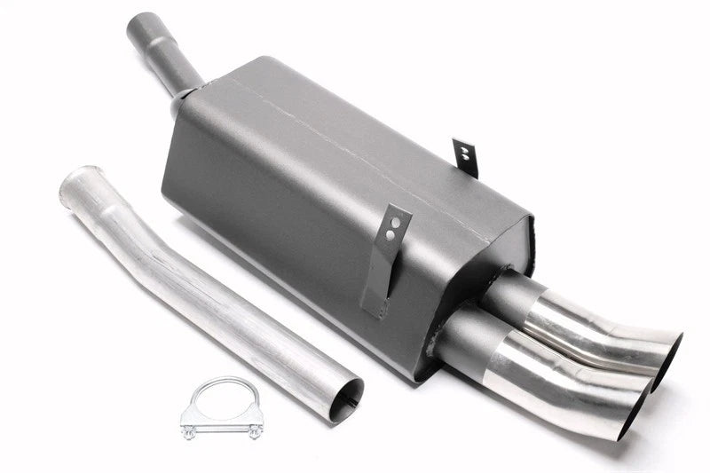 SCARICO Silenziatore posteriore TA Technix 2x76mm per BMW E36 320i 323i