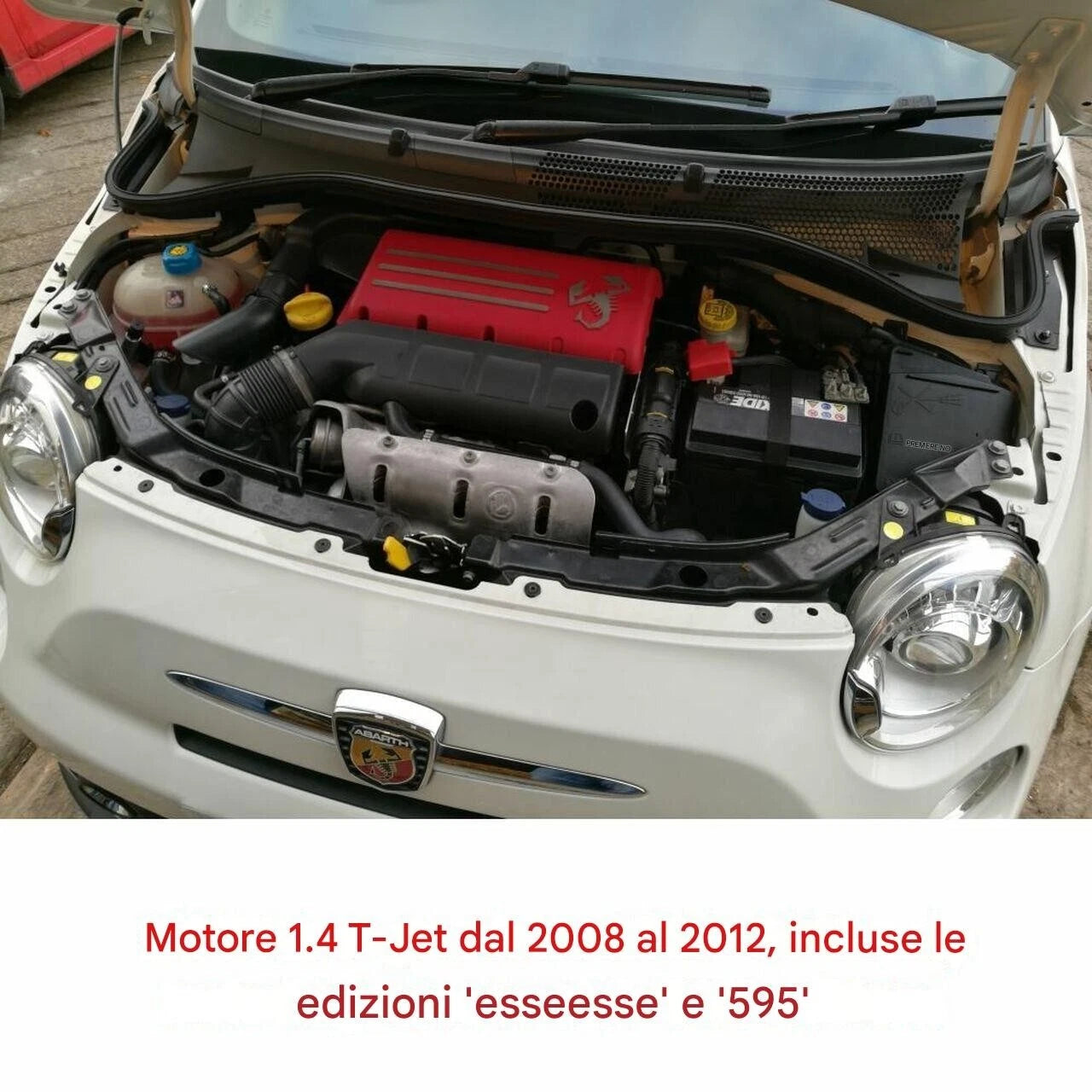 Kit filtro aria aspirazione Ramair per Abarth 500 595 695 iHi E esseesse 1446