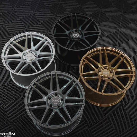 4 Cerchi In Lega STROM STR3 19 Bmw E90 E92 5X120 9ET31 / 10ET25