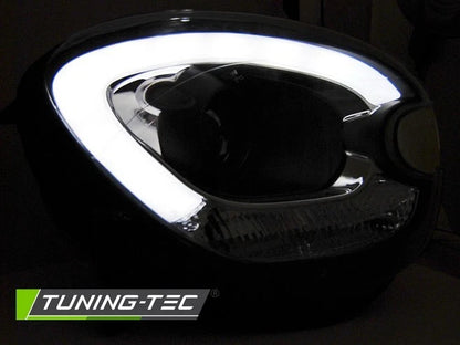 coppia fari anteriori MINI COUNTRYMAN R60 10-17 nero LED Tube light H9