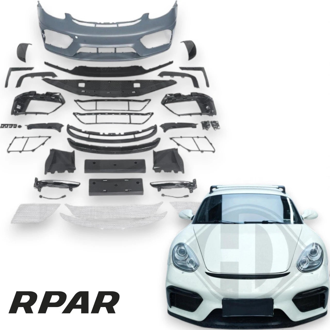 Paraurti anteriore PORSCHE Boxster 718 / 987 09-12 GT4 LOOK