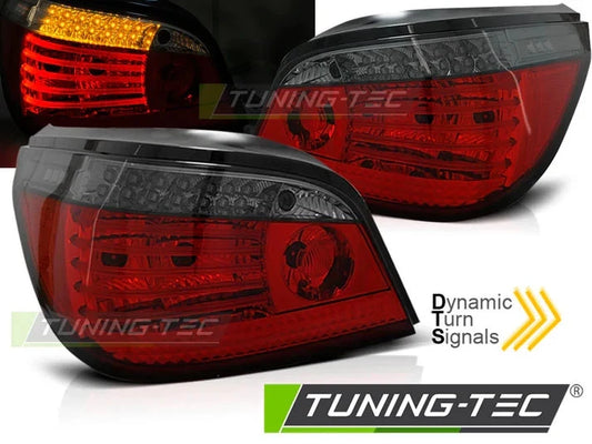 Coppia di Fari Fanali Posteriori LED BMW Serie 5 E60 2003 - 2007 fumè