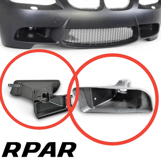 convogliatori air scoop prese d'aria freni paraurti look m3 bmw e92 2006 - 2012