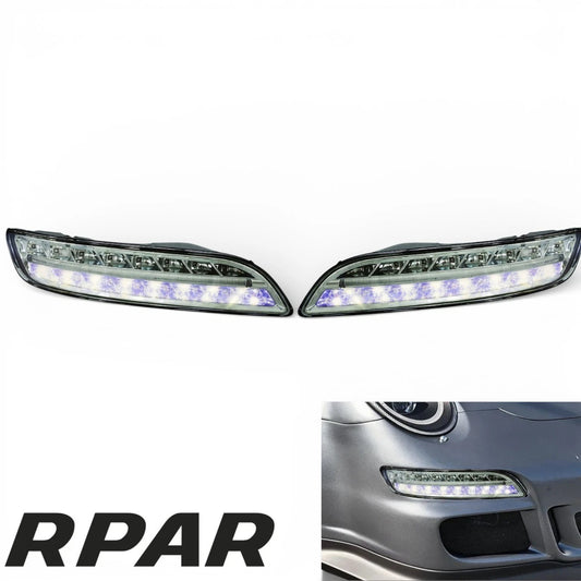 coppia luci diurna fanalini fari per paraurti PORSCHE 911 (997) 2004 - 2009
