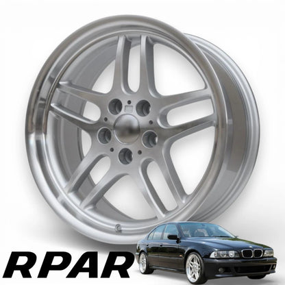 4 cerchi in lega 18 5X120 BMW STYLE ALPINA 8J ET13 9,5J ET25 E34 E39 E60