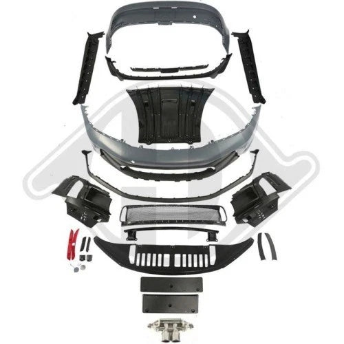 Kit estetico PARAURTI ANTERIORE E POSTERIORE Porsche 911 992 2019- GT3 LOOK
