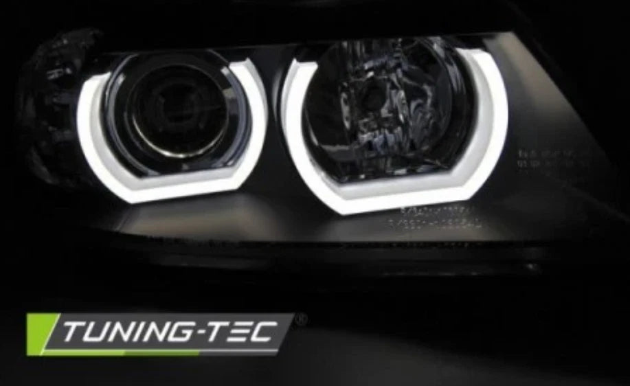 Coppia di Fari FANALI ANTERIORI 3D Angel EYES BMW E90 E91 2005-2008