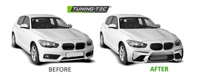 PARAURTI ANTERIORE LOOK M2 M1 BMW SERIE 1 F20 F21 LCI 2015-2019