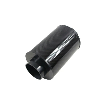 KIT ASPIRAZIONE SPORTIVA Filtro Aria Auto IN VERA Fibra Di Carbonio UNIVERSALE