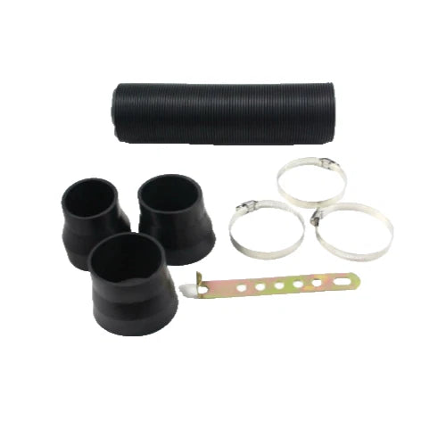 KIT ASPIRAZIONE SPORTIVA Filtro Aria Auto IN VERA Fibra Di Carbonio UNIVERSALE