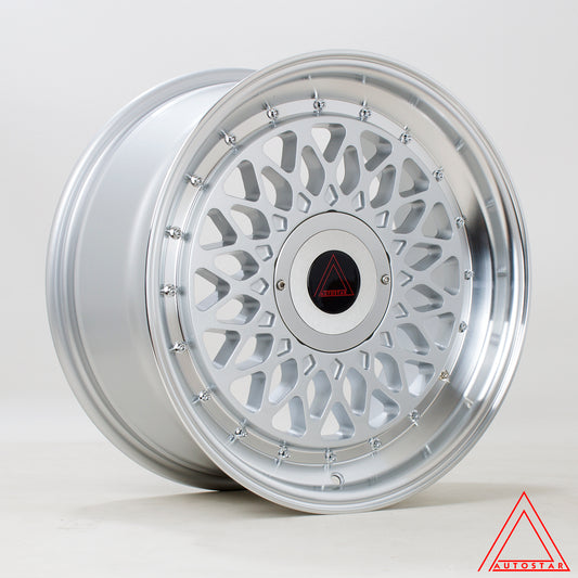 Autostar Silhouette 17x8" 5x112/120 ET30, Silver / Polished