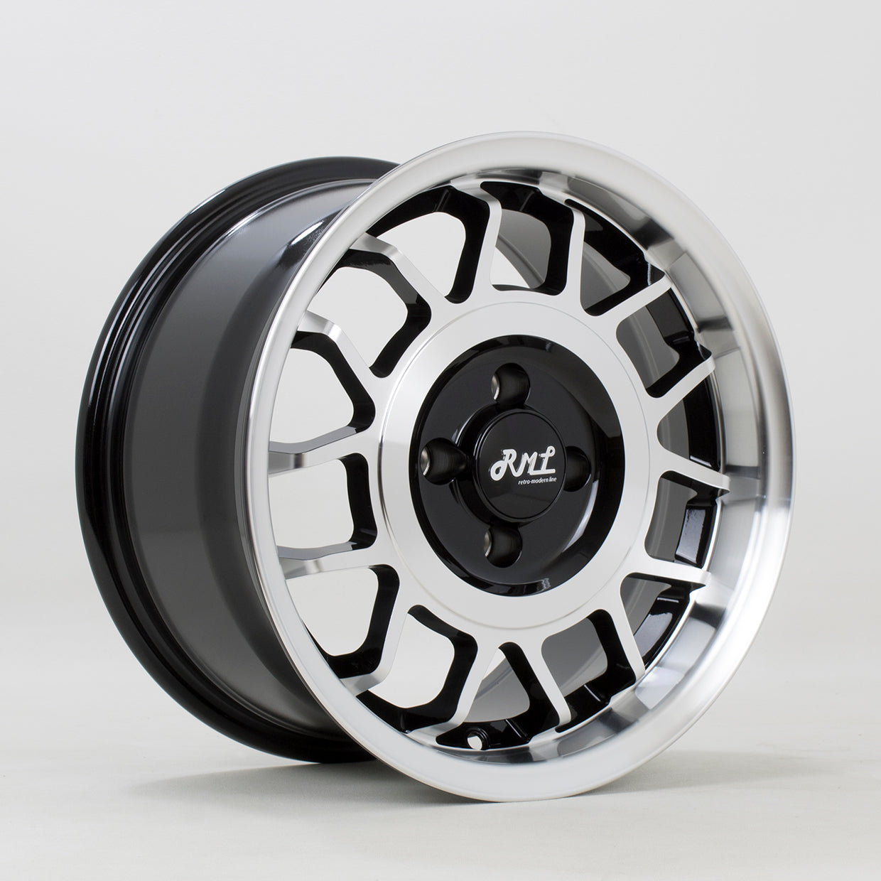 Rota Snowflake 15x8" 4x100 ET30, Silver & Black