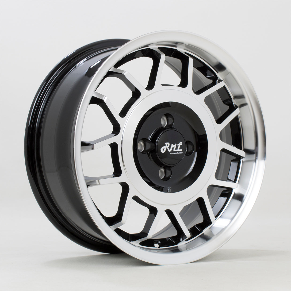 Rota Snowflake 16x7" 4x100 ET28, Silver & Black