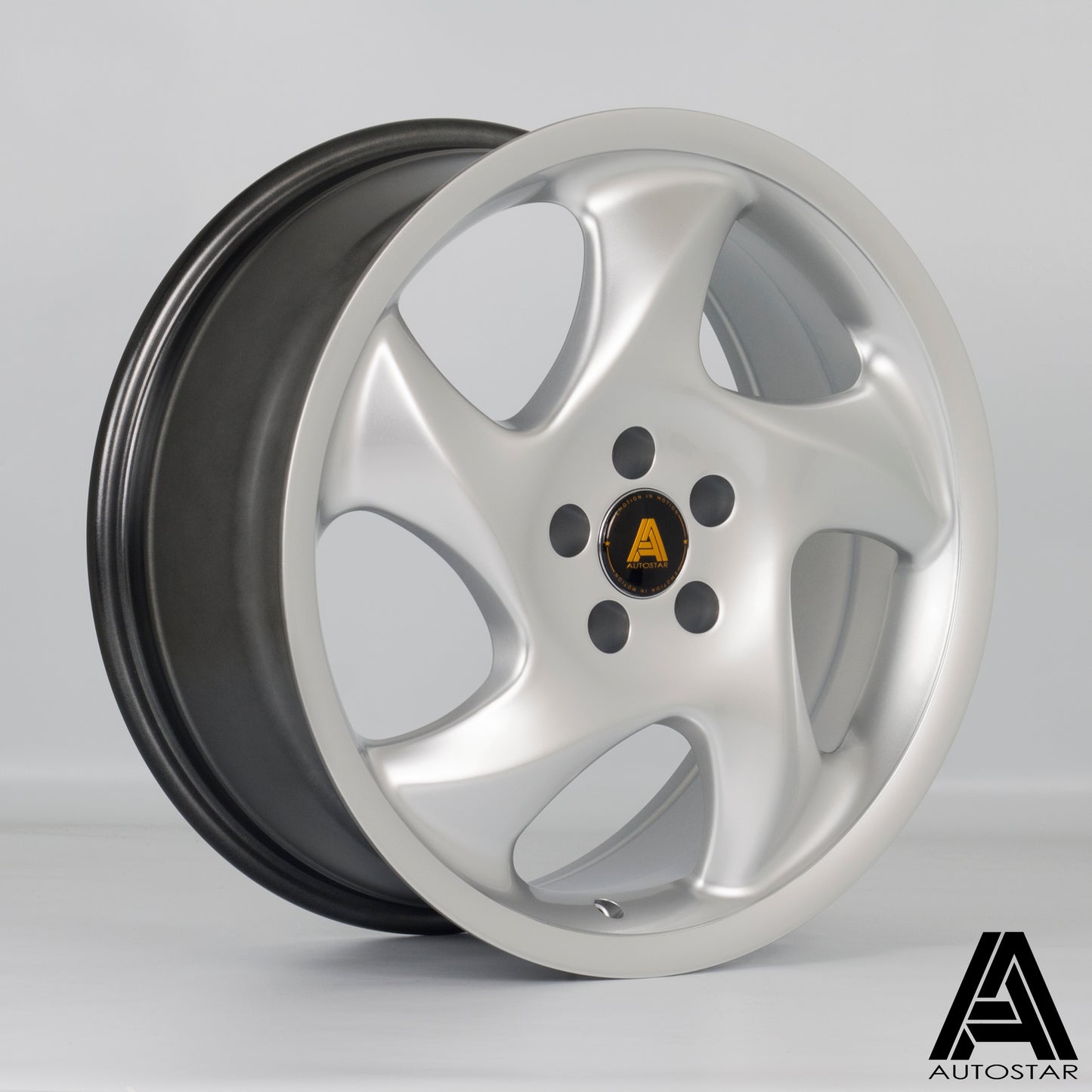 Autostar Twist 17x7.5" 5x100 ET35, Silver